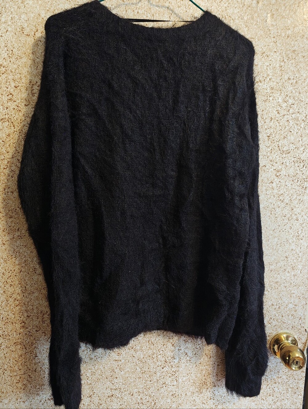 Set Of 2 Joe Fresh Cozy Sweaters Off White/LOVE And Black Women Medium - Picture 7 of 8